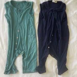 Two kyte baby snap rompers